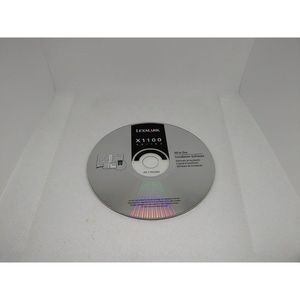 Lexmark Series X1100 All In One Printer Installation Software Disc Used